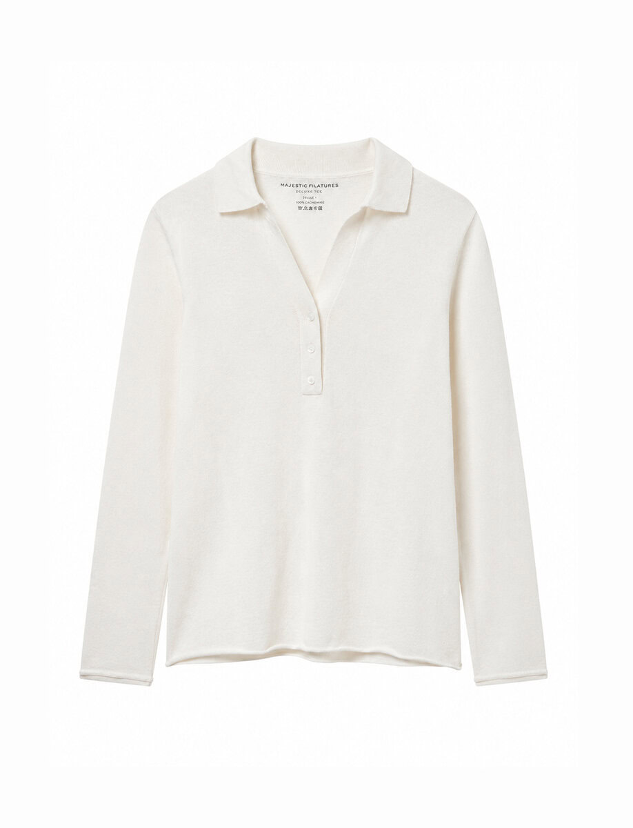 CASHMERE POLO | MILK