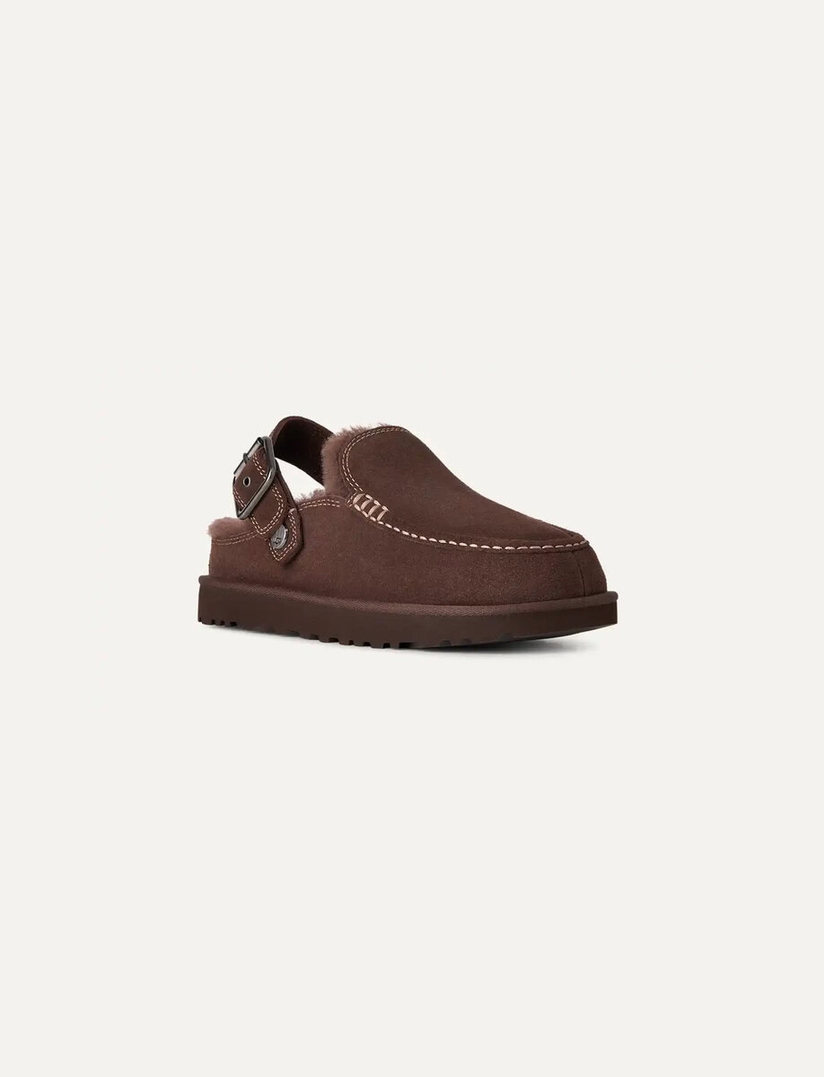 GOLDENSTAR EVELINA CLOG | BURNT CEDAR – תמונה 2