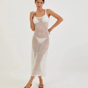 KNIT NICOLE LONG COVER UP