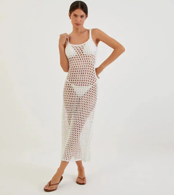 KNIT NICOLE LONG COVER UP