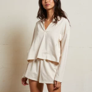 ALISON JERSEY COLLARED SHIRT