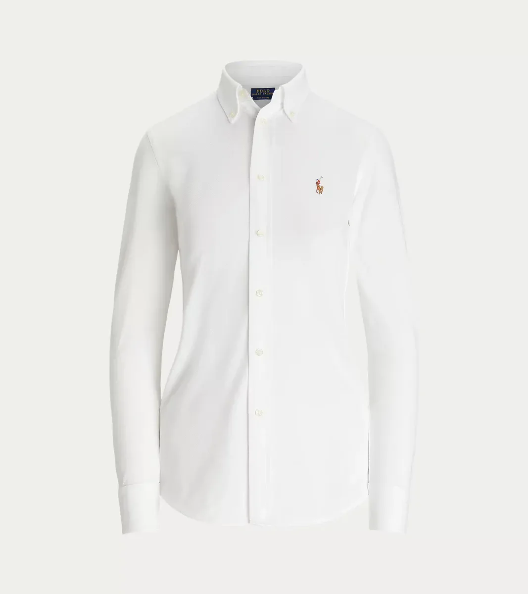KNIT COTTON OXFORD SHIRT