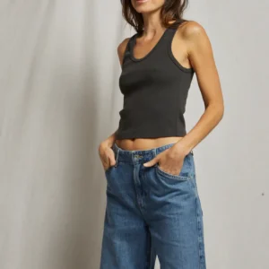 BLONDIE STRUCTURED RIB BRA FRIENDLY TANK