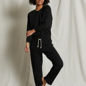 COLLINS COTTON FLEECE STRAIGHT LEG SWEATPANTS
