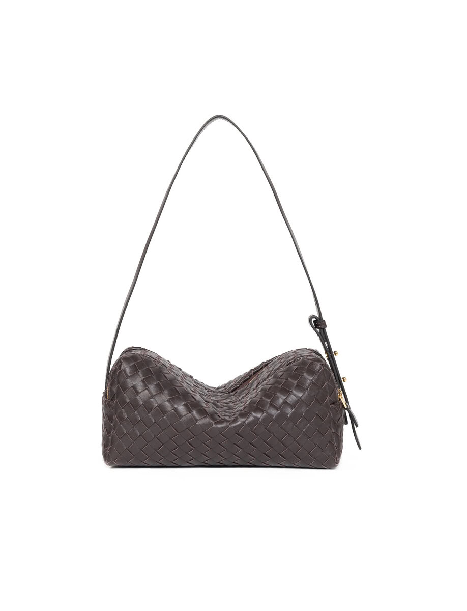 TROUSSE WOVEN LEATHER