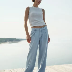 ISABEL WIDE LEG MID RISE JEANS