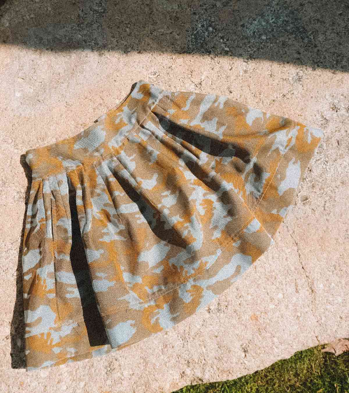 MINI DOLL SKIRT CAMEL