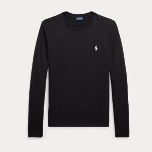 Long-Sleeve Jersey Crewneck T-Shirt