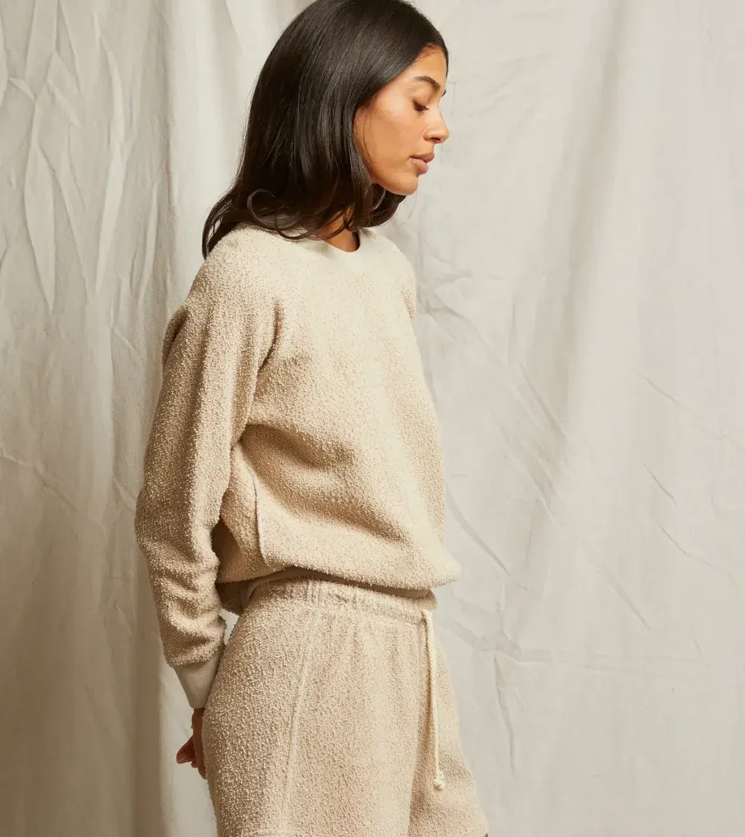 SAMI BOUCLE RAGLAN SWEATSHIRT