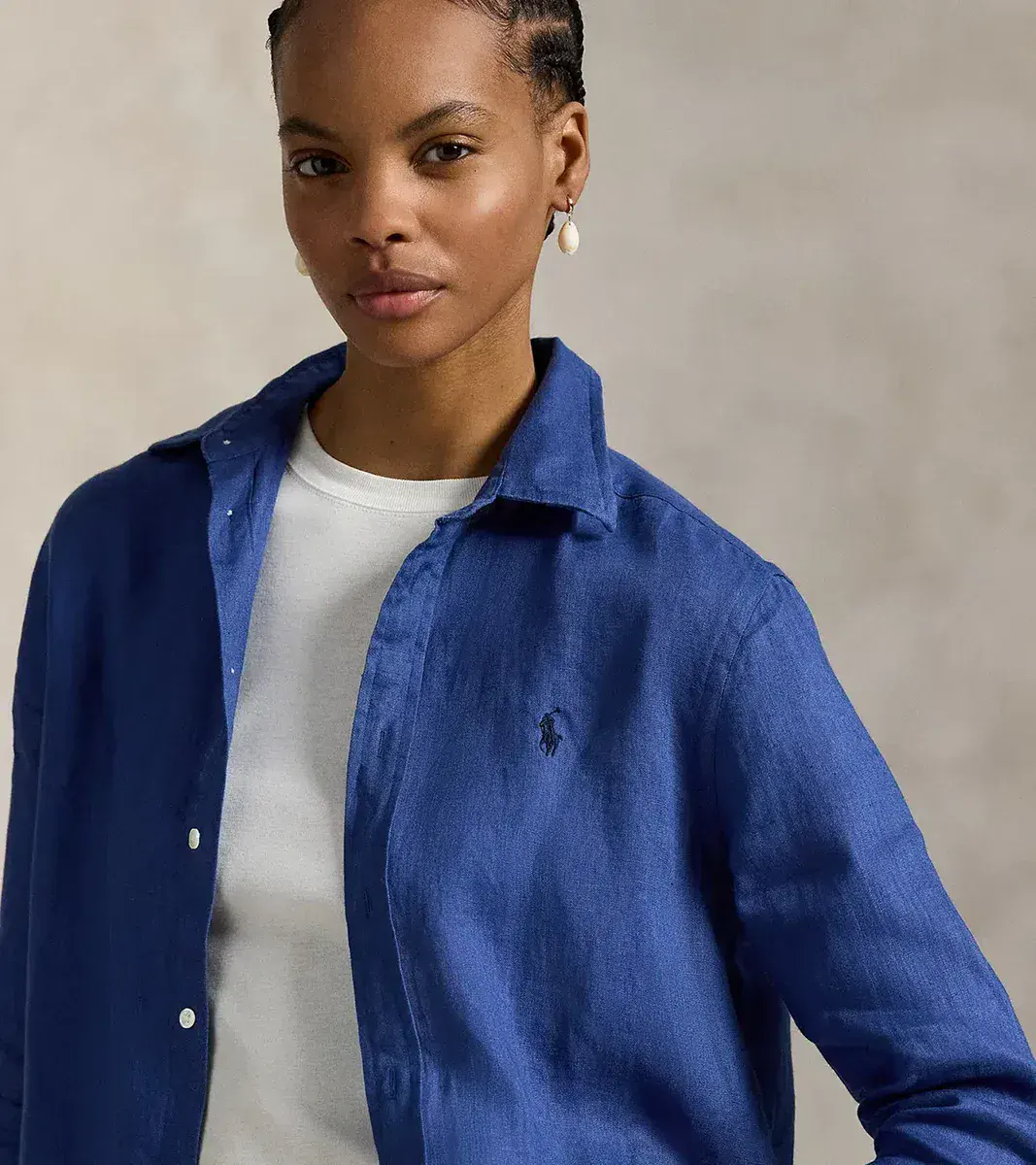 CLASSIC FIT LINEN SHIRT