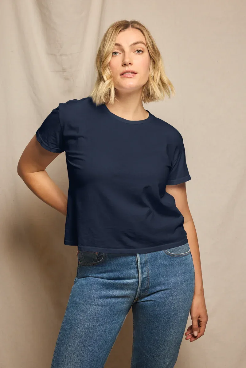HARLEY COTTON BOXY CREW TEE – תמונה 65