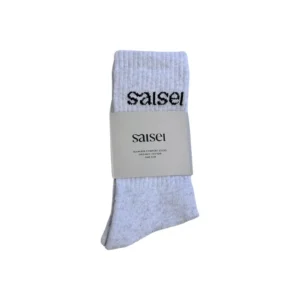 ULTRA SOFT LOGO SOCKS – GREY